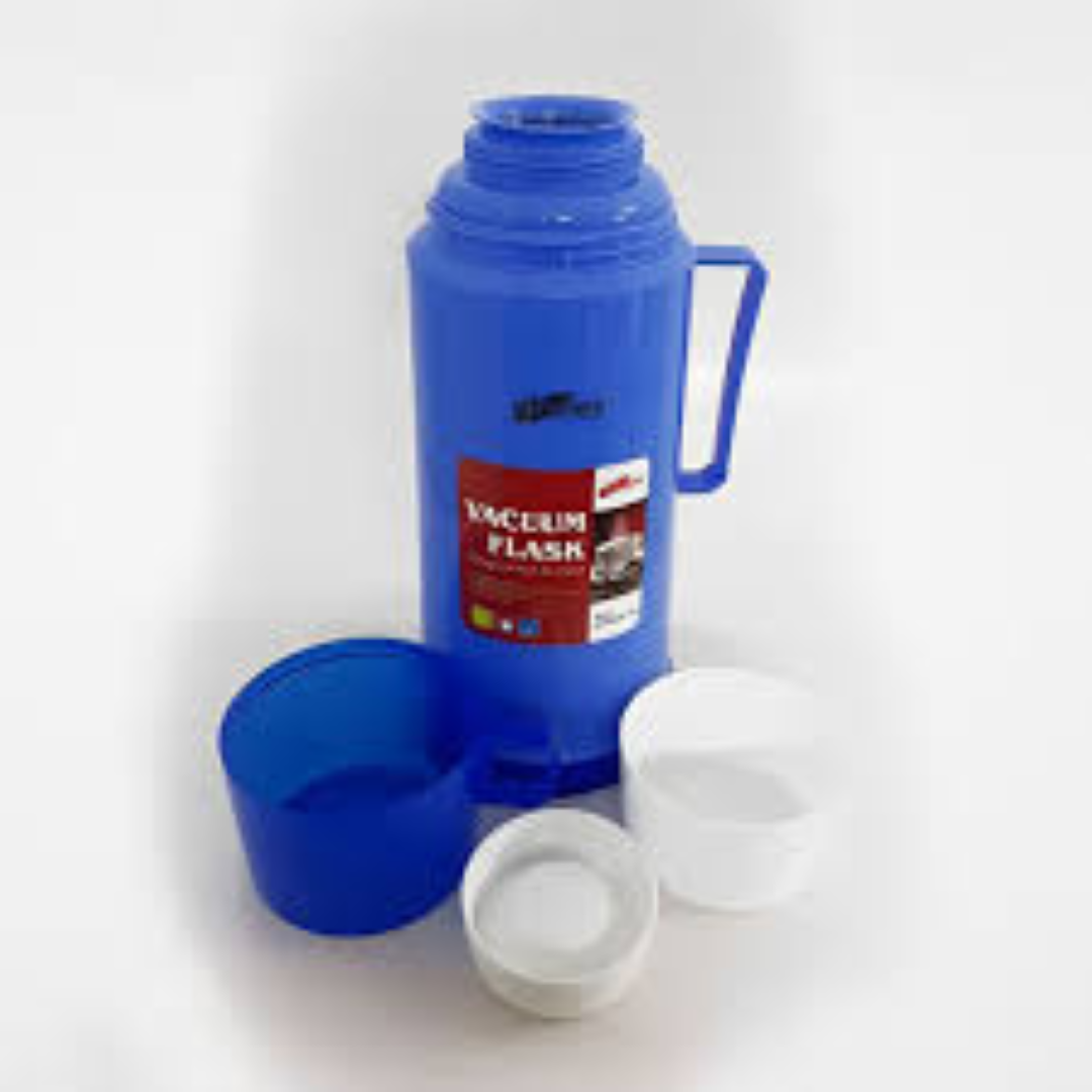 THERMOS GLASS VACUUM INSULATED FLASK 05L BLUE